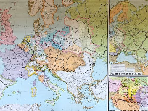 Eurooppa 1800-luvulla kartta